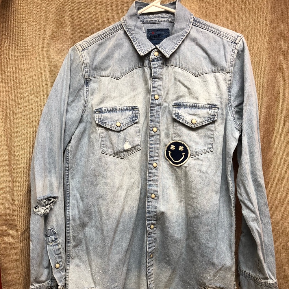 Lucky Brand Denim Patch Shirt